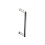 Kartners - SEVILLE - 8-inch Single Shower Door Handle-Brushed Nickel - Brushed Nickel