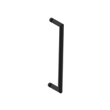 Kartners - SEVILLE - 12-inch Single Shower Door Handle-Matte Black - Matte Black