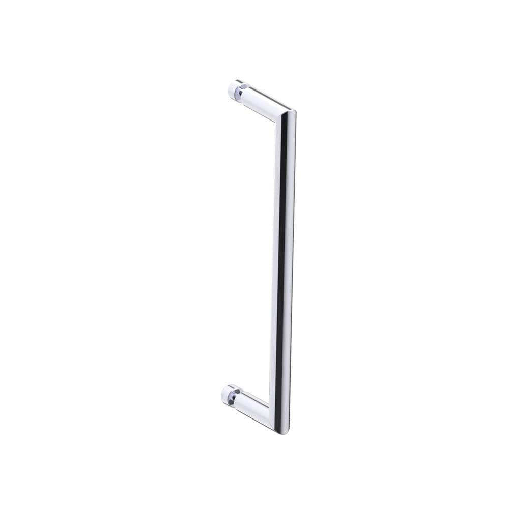 Kartners - SEVILLE - 12-inch Single Shower Door Handle-Polished Chrome - Polished Chrome