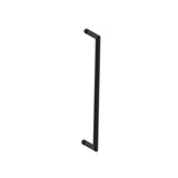 Kartners - SEVILLE - 18-inch Single Shower Door Handle-Matte Black - Matte Black