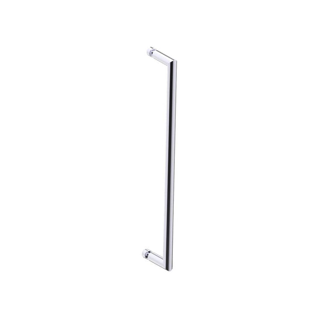 Kartners - SEVILLE - 18-inch Single Shower Door Handle-Polished Chrome - Polished Chrome
