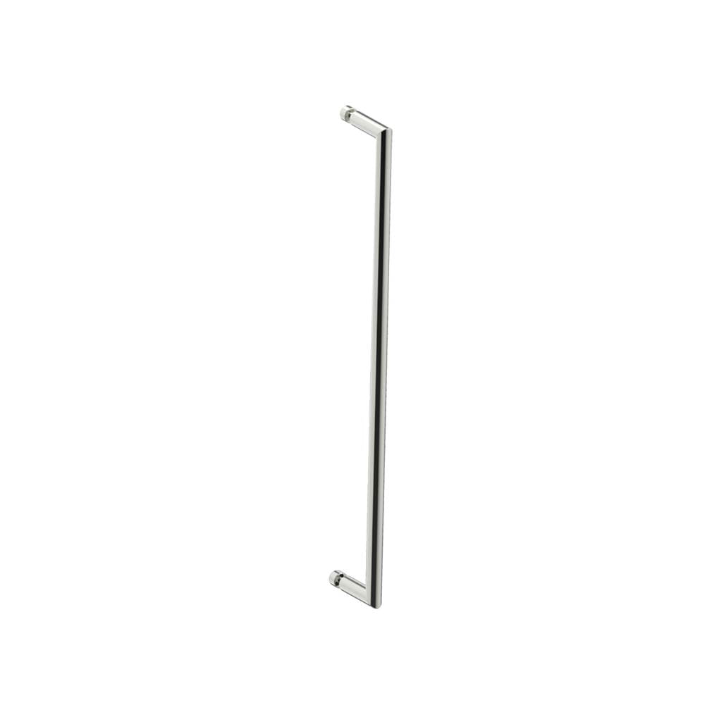 Kartners - SEVILLE - 24-inch Single Shower Door Handle-Polished Nickel - Polished Nickel
