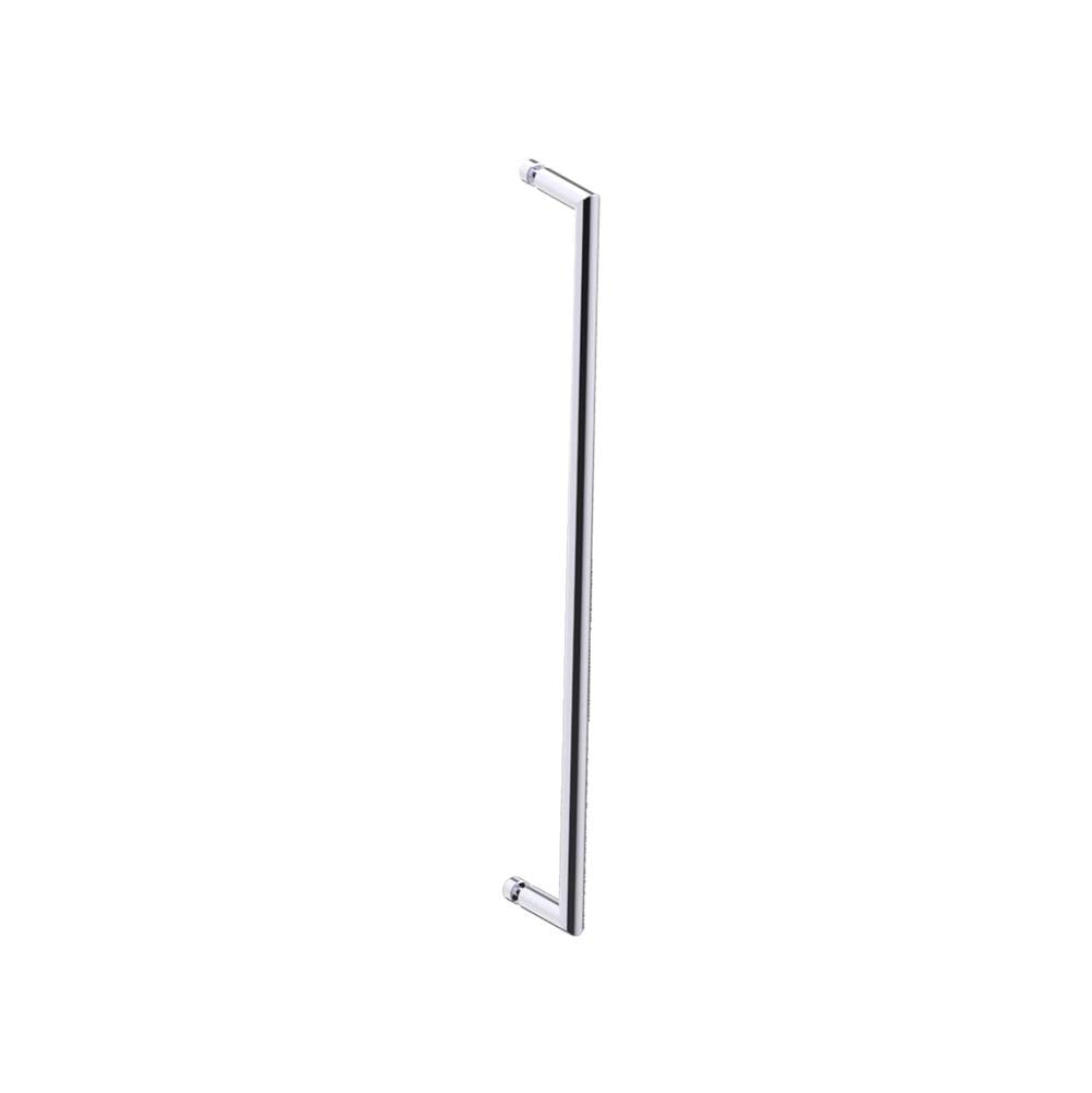Kartners - SEVILLE - 24-inch Single Shower Door Handle-Polished Chrome - Polished Chrome