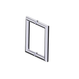 Kartners - SEVILLE - 6-inch Double Shower Door Handle-Polished Chrome - Polished Chrome
