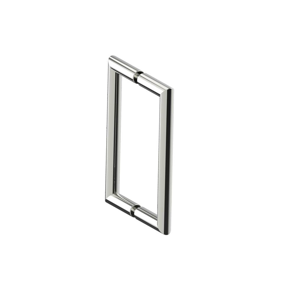 Kartners - SEVILLE - 8-inch Double Shower Door Handle-Polished Nickel - Polished Nickel