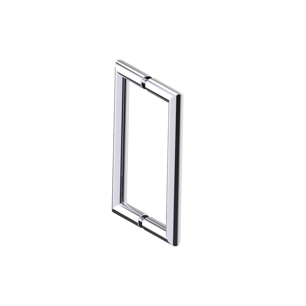 Kartners - SEVILLE - 8-inch Double Shower Door Handle-Polished Chrome - Polished Chrome