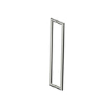 Kartners - SEVILLE - 18-inch Double Shower Door Handle-Polished Nickel - Polished Nickel