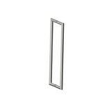 Kartners - SEVILLE - 18-inch Double Shower Door Handle-Brushed Nickel - Brushed Nickel
