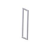 Kartners - SEVILLE - 18-inch Double Shower Door Handle-Polished Chrome - Polished Chrome