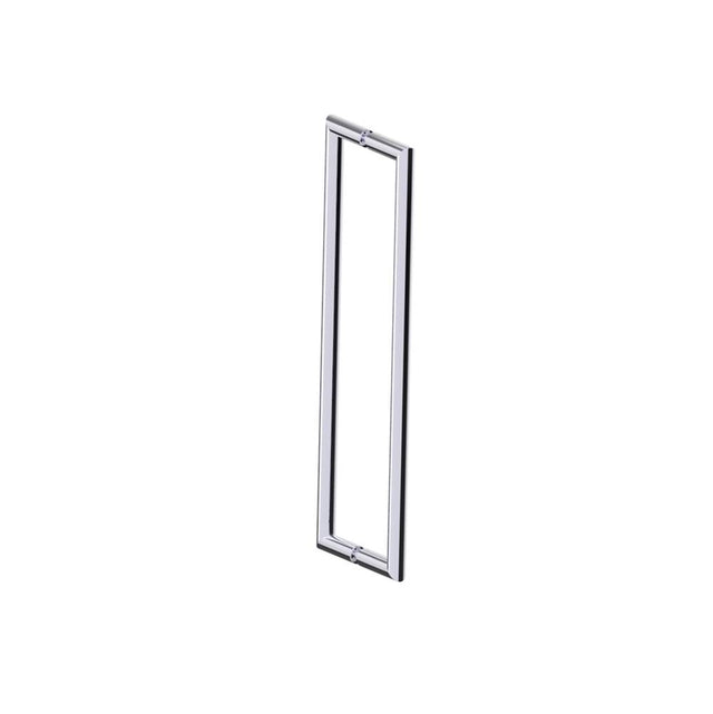 Kartners - SEVILLE - 18-inch Double Shower Door Handle-Polished Chrome - Polished Chrome