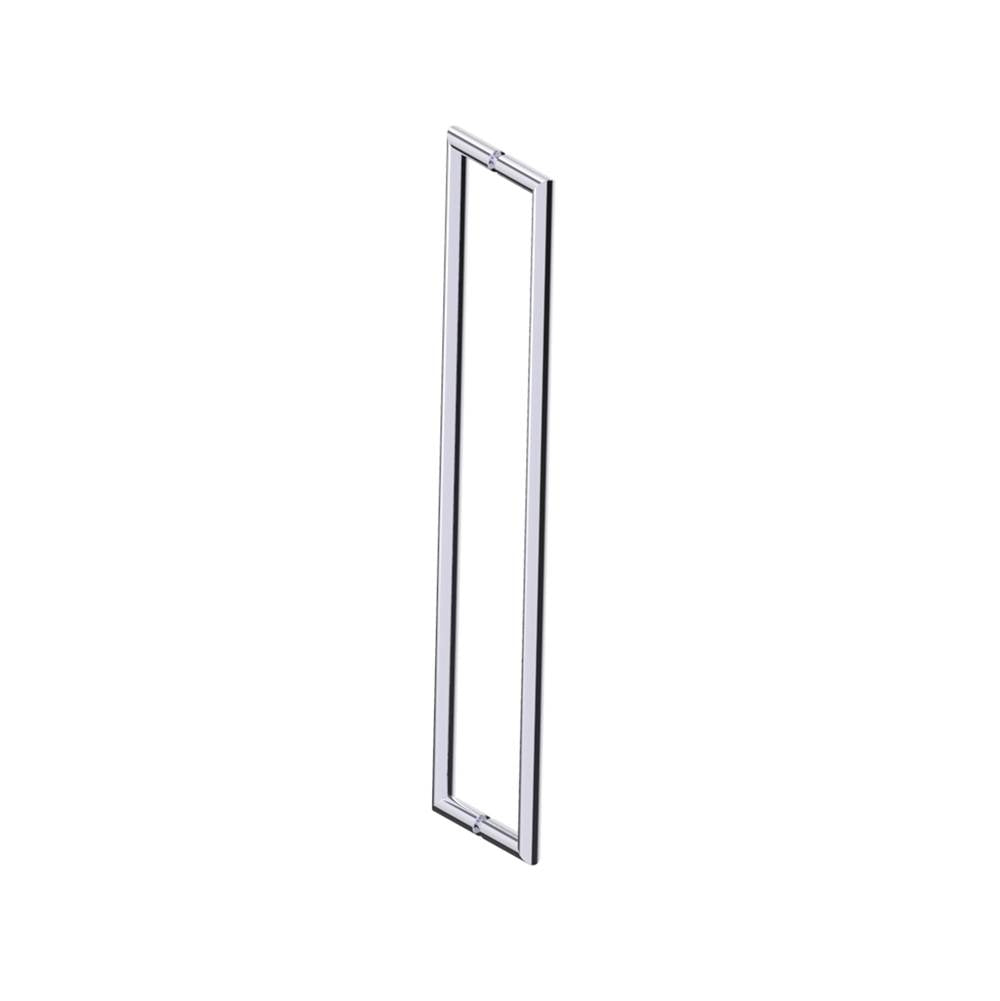 Kartners - SEVILLE - 24-inch Double Shower Door Handle-Polished Chrome - Polished Chrome