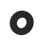 Kartners - SEVILLE -  Round Large Rosette-Matte Black - Matte Black