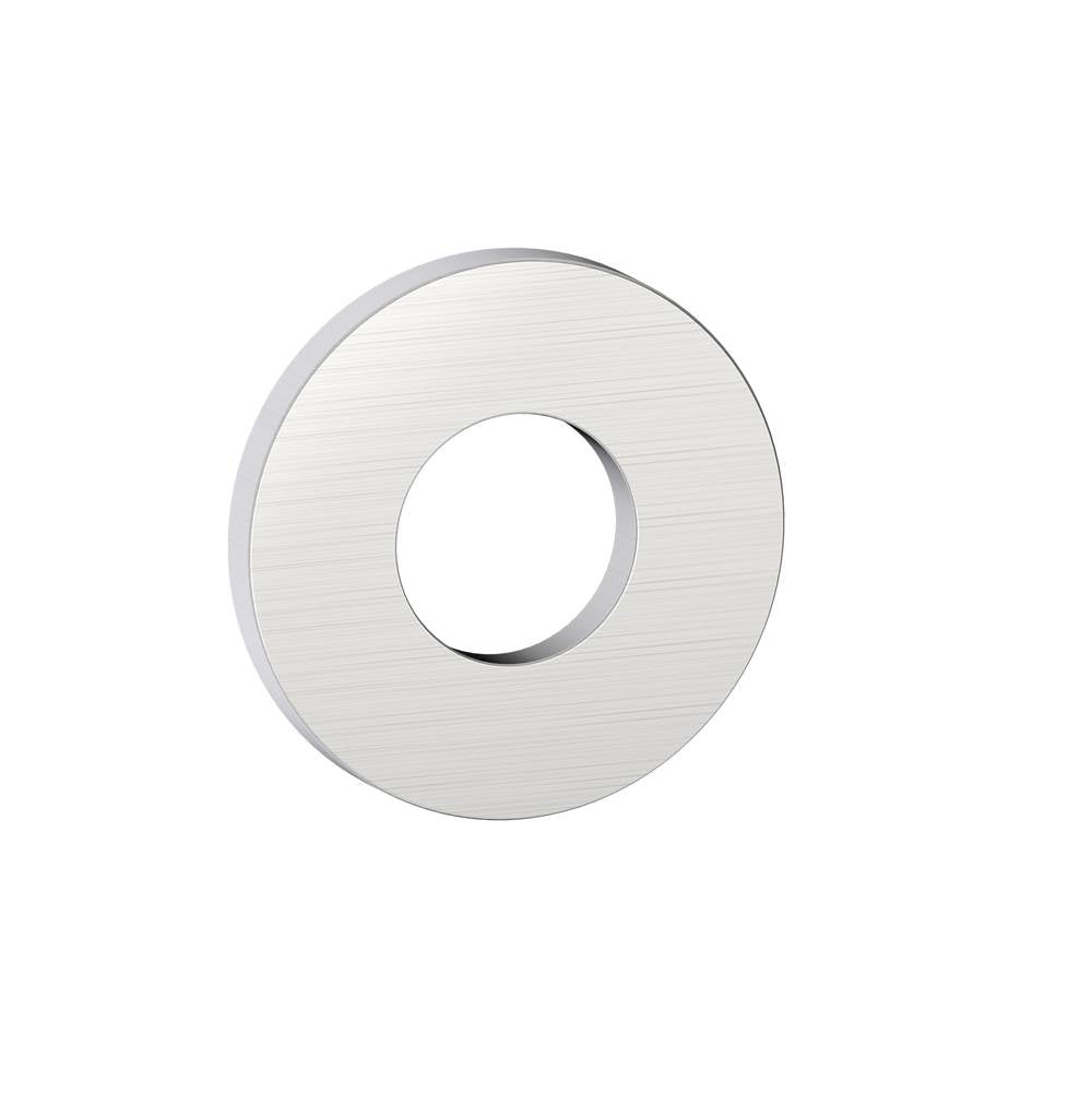 Kartners - SEVILLE -  Round Large Rosette-Brushed Nickel - Brushed Nickel