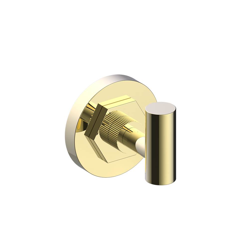 Kartners - WINDSOR - Robe Hook-Unlacquered Brass - Unlacquered Brass