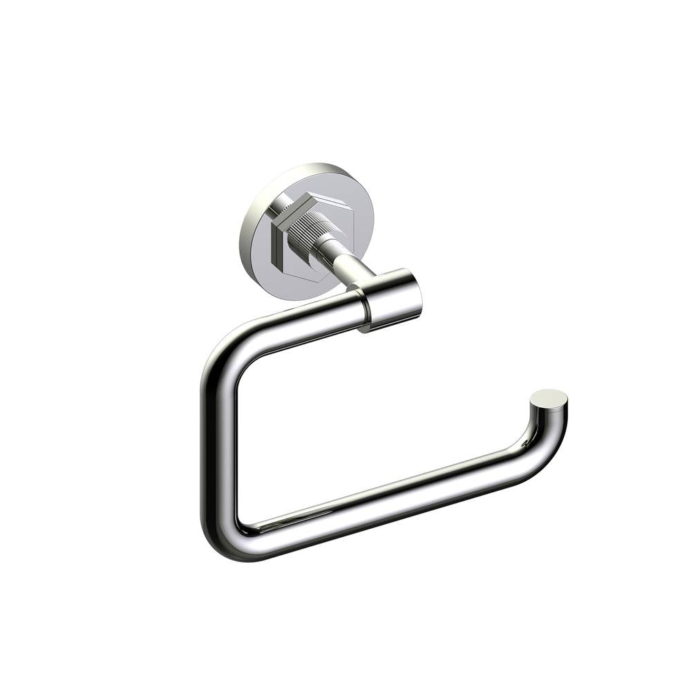 Kartners - WINDSOR - Drop Toilet Paper Holder-Polished Nickel - Polished Nickel