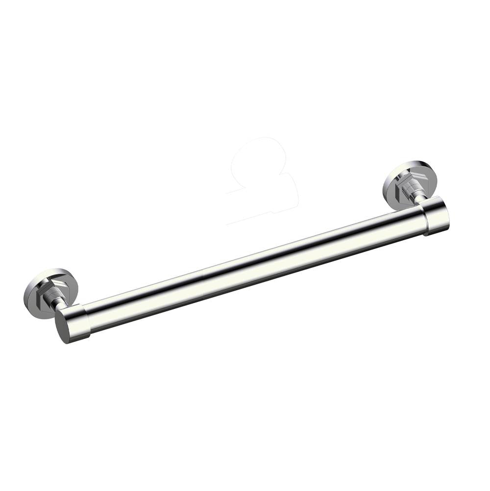 Kartners - WINDSOR - 24-inch Grab Bar-Polished Nickel - Polished Nickel
