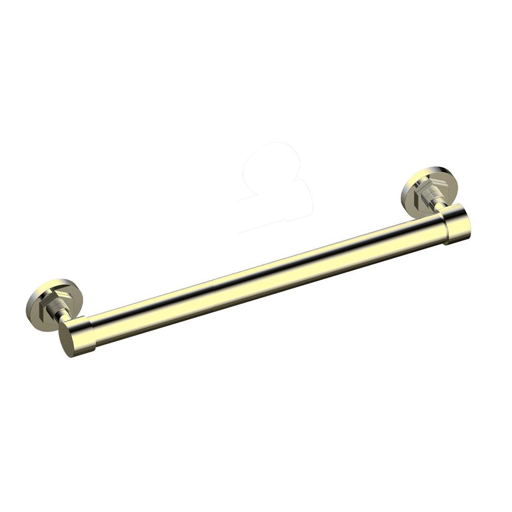 Kartners - WINDSOR - 24-inch Grab Bar-Unlacquered Brass - Unlacquered Brass