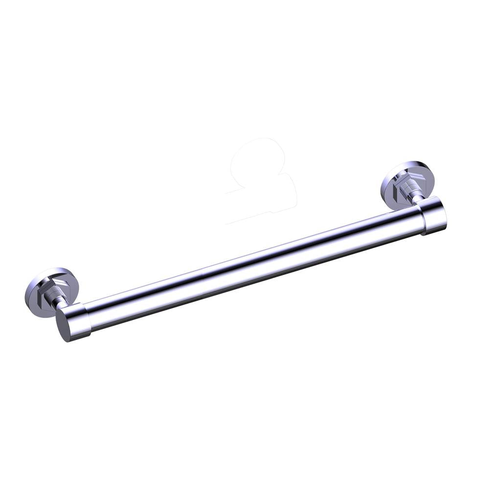 Kartners - WINDSOR - 24-inch Grab Bar-Polished Chrome - Polished Chrome