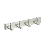 Kartners - BERLIN - Quadruple Prong Robe Hook-Fold Down-Brushed Nickel - Brushed Nickel