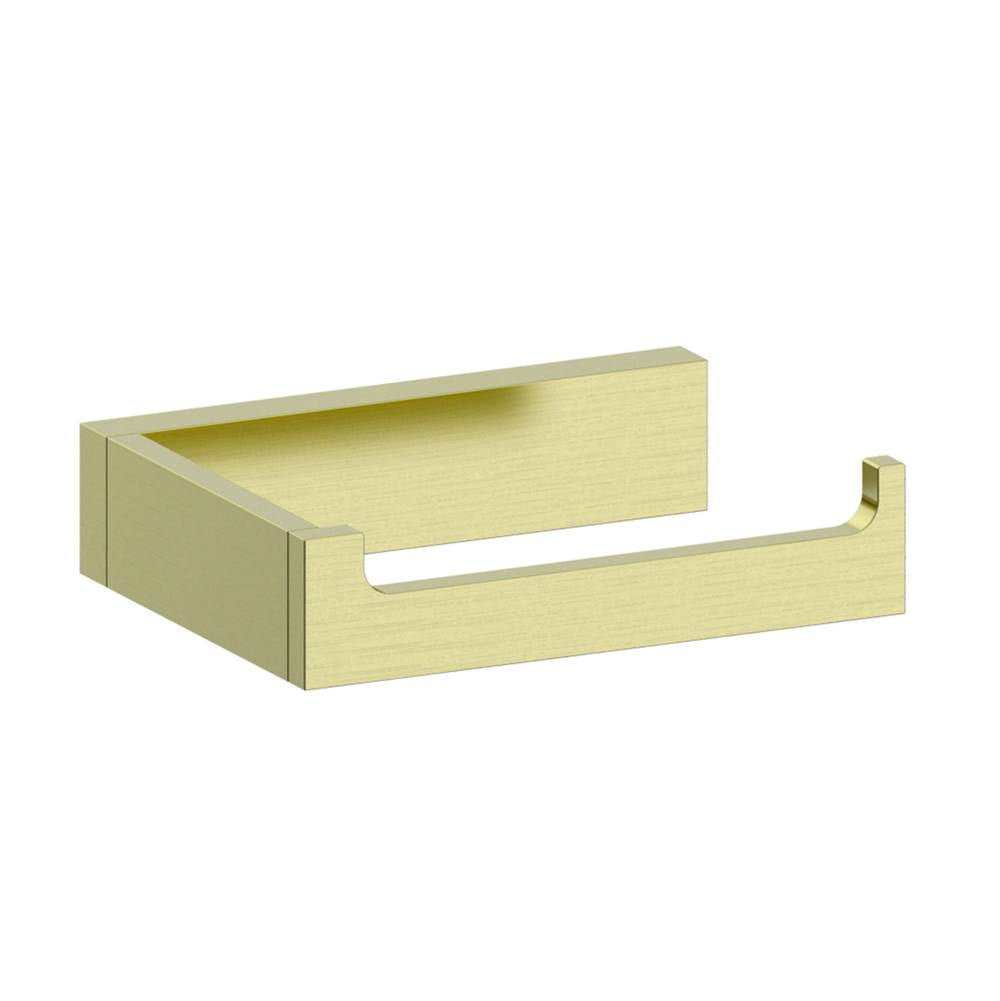 Kartners - BERLIN - Toilet Paper Holder-Brushed Brass - Brushed Brass