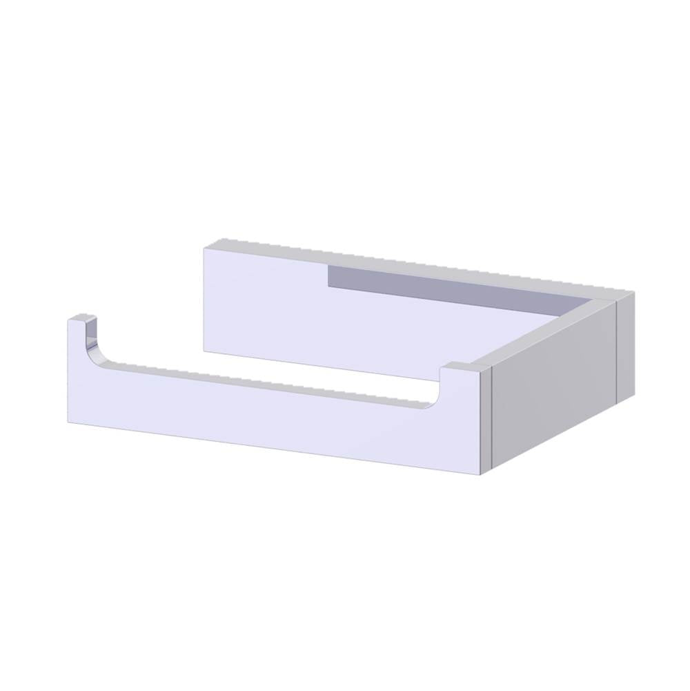 Kartners - BERLIN - Toilet Paper Holder (Left)-Polished Chrome - Polished Chrome