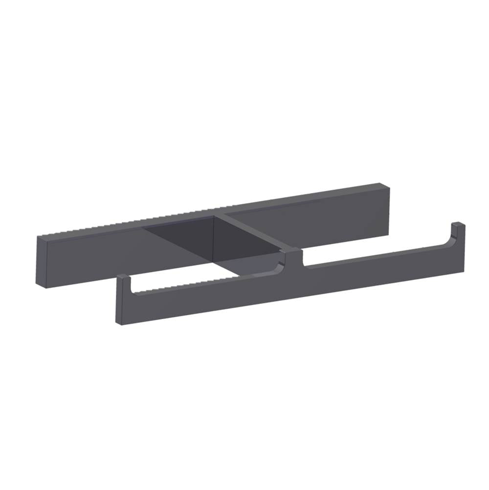 Kartners - BERLIN - Double Toilet Paper Holder-Matte Black - Matte Black