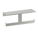 Kartners - BERLIN - Shelf with Toilet Paper Holder-Brushed Nickel - Brushed Nickel