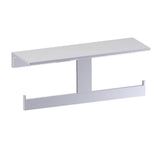 Kartners - BERLIN - Shelf with Toilet Paper Holder-Polished Chrome - Polished Chrome