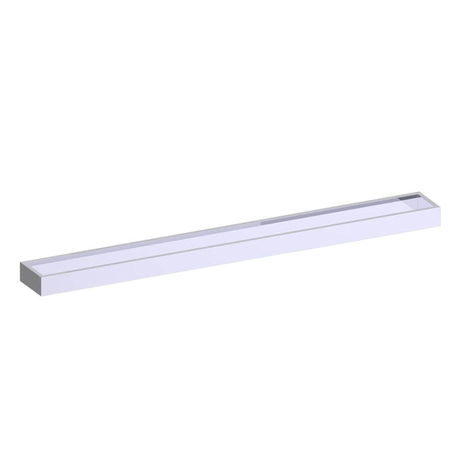 Kartners - BERLIN - 24-inch Bathroom Towel Bar (solid back)-Polished Chrome - Polished Chrome