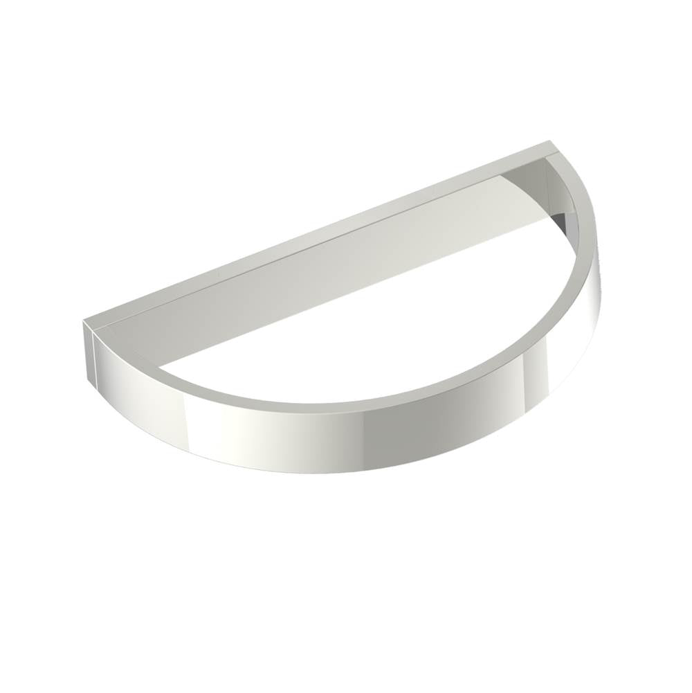 Kartners - BERLIN - Half Moon Towel Ring-Polished Nickel - Polished Nickel