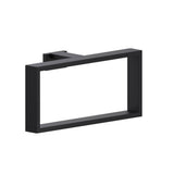 Kartners - BERLIN - Rectangluar Towel Ring-Matte Black - Matte Black