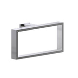 Kartners - BERLIN - Rectangluar Towel Ring-Brushed Nickel - Brushed Nickel
