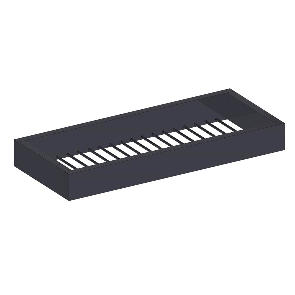 Kartners - BERLIN - Wall Mounted Large Soap Basket-Matte Black - Matte Black