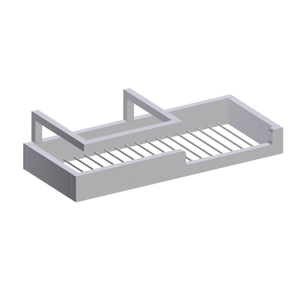 Kartners - BERLIN - Shower Soap/Shampoo Basket-Brushed Nickel - Brushed Nickel