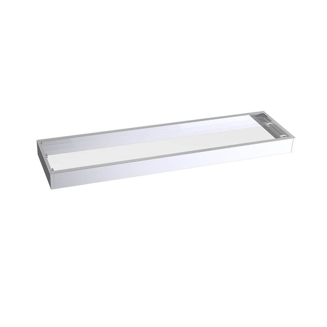 Kartners - BERLIN - 21-inch Glass Shelf -Polished Chrome - Polished Chrome