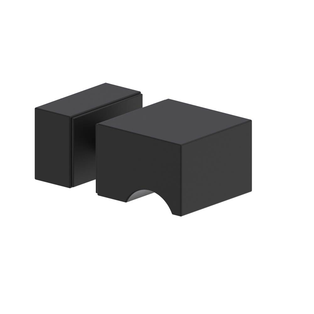 Kartners - BERLIN - Single Shower Door Handle-Matte Black - Matte Black