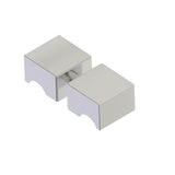 Kartners - BERLIN - Double Shower Door Handle-Brushed Nickel - Brushed Nickel