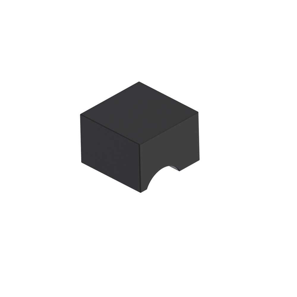 Kartners - BERLIN - Single Shower Door Handle (Knob Only) -Matte Black - Matte Black