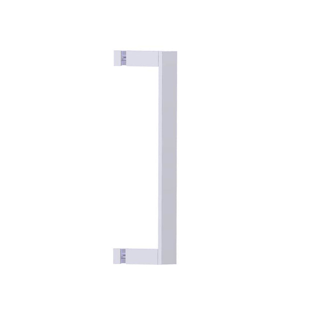 Kartners - BERLIN - 12-inch Single Shower Door Handle-Polished Chrome - Polished Chrome