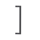 Kartners - BERLIN - 18-inch Single Shower Door Handle-Matte Black - Matte Black