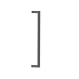 Kartners - BERLIN - 24-inch Single Shower Door Handle-Matte Black - Matte Black