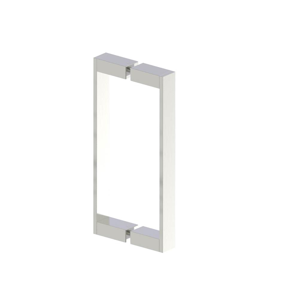 Kartners - BERLIN - 12-inch Double Shower Door Handle-Brushed Nickel - Brushed Nickel