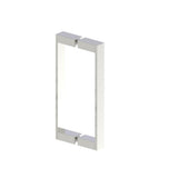 Kartners - BERLIN - 12-inch Double Shower Door Handle-Brushed Nickel - Brushed Nickel