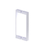 Kartners - BERLIN - 12-inch Double Shower Door Handle-Polished Chrome - Polished Chrome