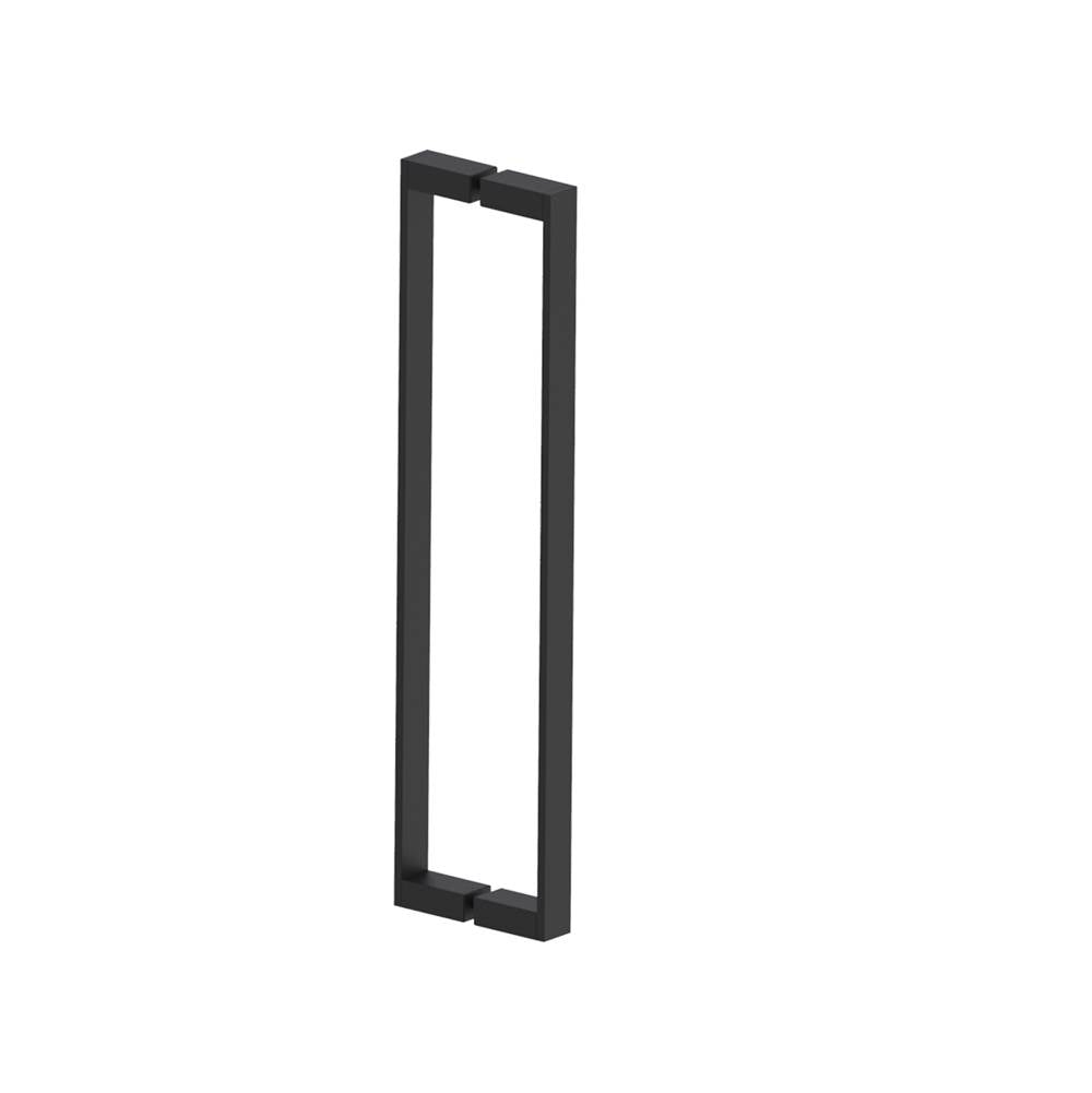 Kartners - BERLIN - 18-inch Double Shower Door Handle-Matte Black - Matte Black