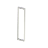 Kartners - BERLIN - 18-inch Double Shower Door Handle-Brushed Nickel - Brushed Nickel