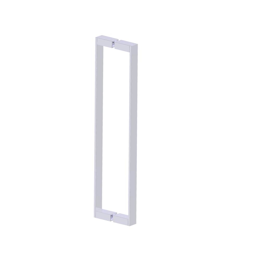Kartners - BERLIN - 18-inch Double Shower Door Handle-Polished Chrome - Polished Chrome