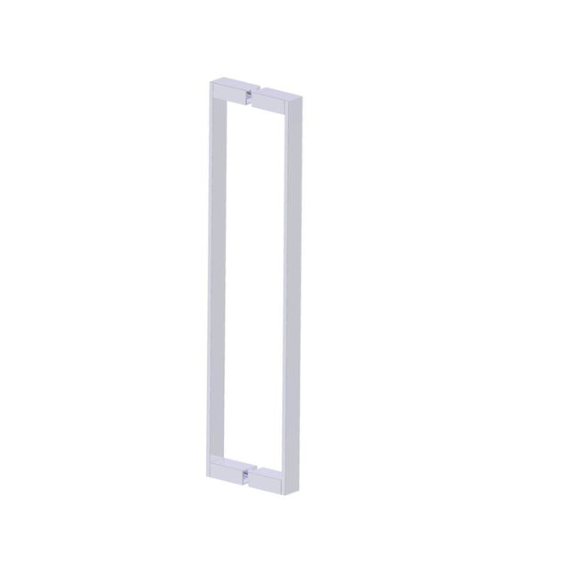 Kartners - BERLIN - 18-inch Double Shower Door Handle-Polished Chrome - Polished Chrome