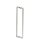 Kartners - BERLIN - 24-inch Double Shower Door Handle-Brushed Nickel - Brushed Nickel