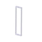Kartners - BERLIN - 24-inch Double Shower Door Handle-Polished Chrome - Polished Chrome